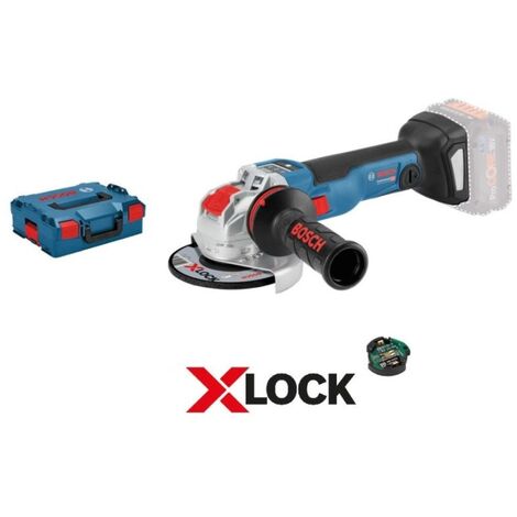 X-LOCK Akku-Winkelschleifer GWX 18V-10 SC Modul GCY 30-4 ohne Akku ohne Ladegerät in L-Boxx