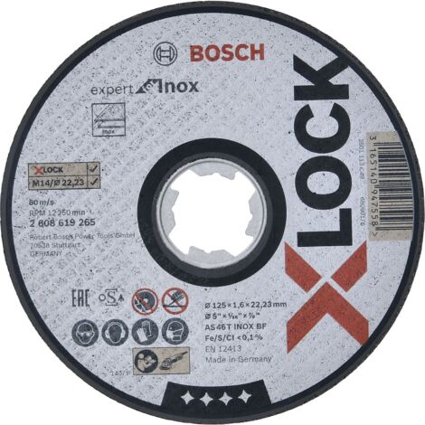 X-Lock Expert Inox Recto: 125X1,6Mm - Bosch