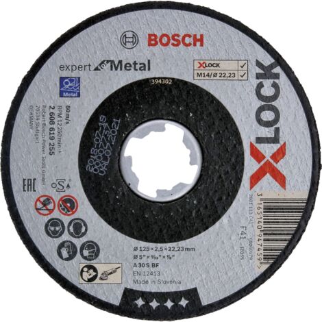 X-Lock Expert Metal Recto: 125X2,5Mm - Bosch