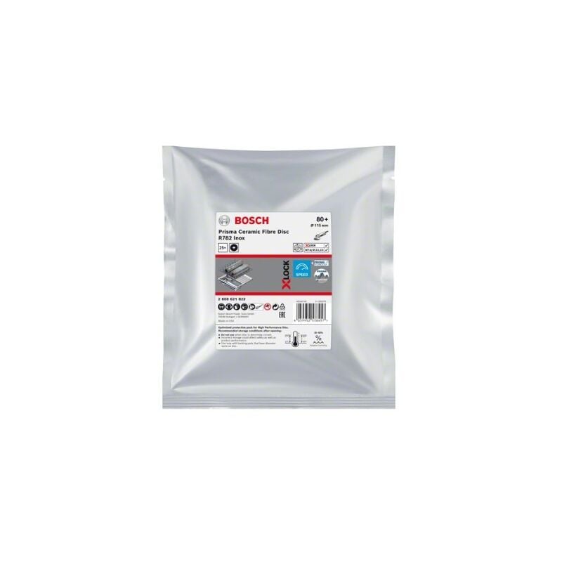 

X-Lock Prisma R782 Inox: 115Mm: G80: 25U - Bosch