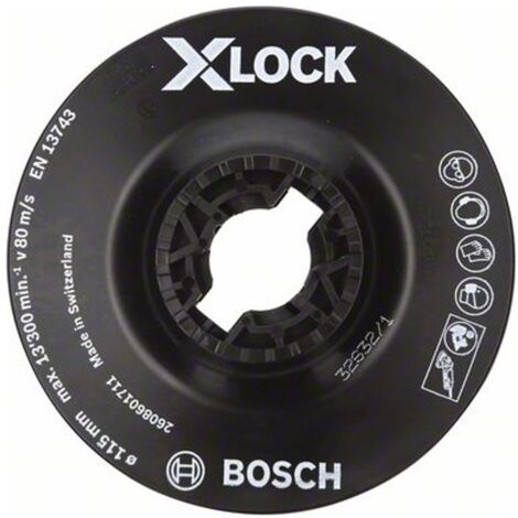 X-LOCK Stützteller, weich, 115 mm Bosch Accessories 2608601711