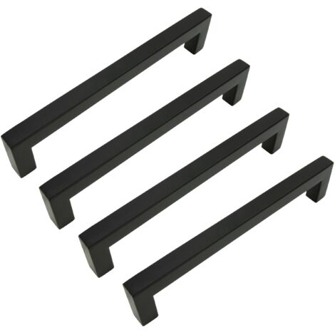 x Maniglia per mobili classica 160 mm nera
