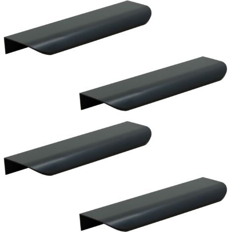 x Maniglia per mobili Edge 350 mm nera