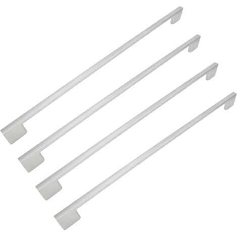 x Maniglia per mobili in argento 320 mm in metallo