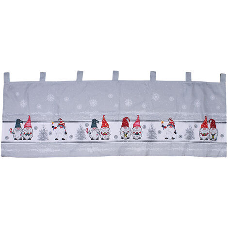 X-Mas Gardine mit LED Wichtel-M042521-wichtel