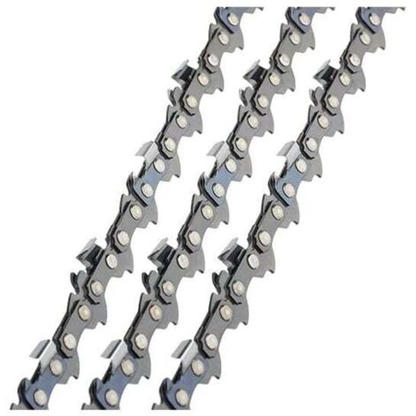 x MS170 Kettensägenkette, 35 cm, 3/8" LP, 50 Treibglieder, 1,1 mm, rückschlagarm, kompatibel mit Stihl Kettensägenzubehör 3610 000 0050