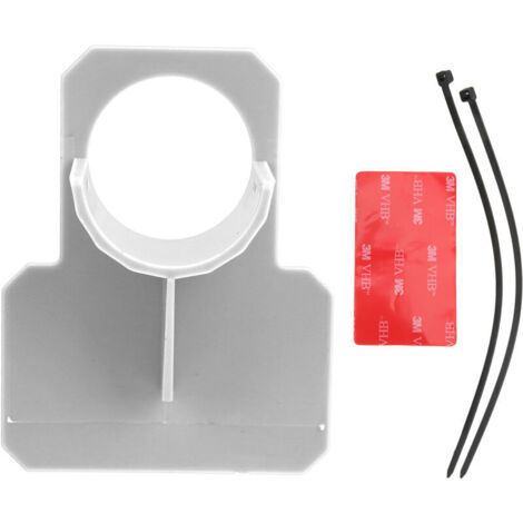 x Schwimmbad-Schlauchhalter, Wasserschlauchhalter, verhindert das Herunterfallen des Schlauchs, Pool-Schlauchhalter für oberirdische Pools, für Schläuche mit einem Durchmesser von 30–38 mm (grau) FLIT