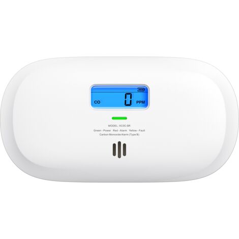 X-Sense Détecteur De Fumée Avec Pile Scellée 10 Ans De Durée De Vie, Alarme D'Incendie Aimantée Sans Perçage, Mode Veille Sans Clignotement, Ultra-Fin, Bouton Test/Silence, XS0G-SN, Lot De 1