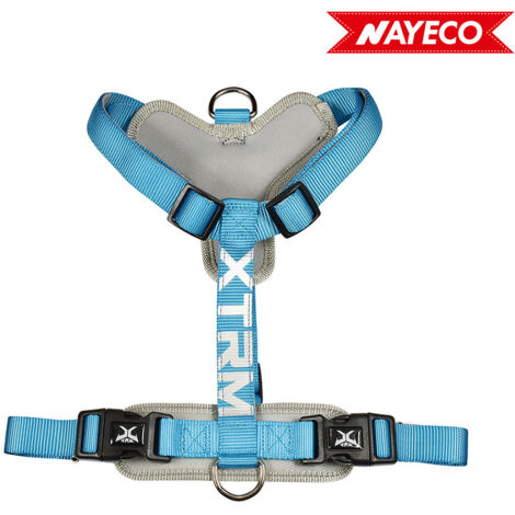 X-TRM Cronos Neon Flash Harness 35-60x1,5cm Blau Nayeco