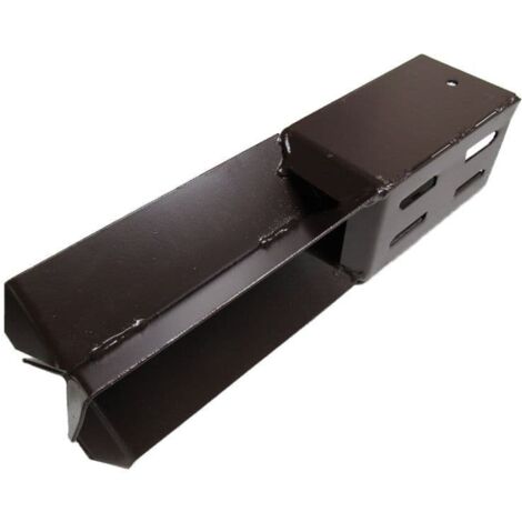x1 4" Concrete In Wedge Grip Fence Support - 100MM Post Timber Holder Like Metpost