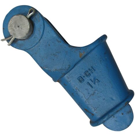 X1 5/8" Painted Open Wedge Socket With Bolt And Pin - Grip Tail Wire Rope