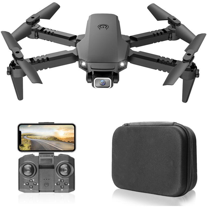 

X1 RC Drone con camara 4K Camara dual WiFi FPV Mini Quadcopter plegable con funcion Vuelo de trayectoria Modo sin cabeza Vuelo 3D con bolsa de