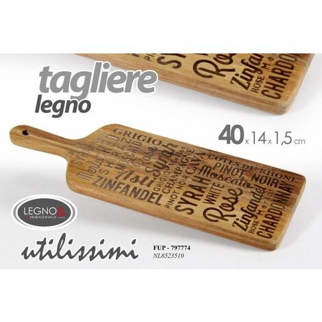 x12 Schneidebrett aus Akazienholz 40 x 14 cm Bars Restaurants Kneipen
