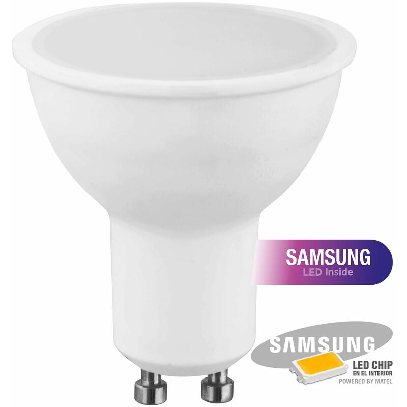 

x15 Bombilla LED chip samsung dicroica 120º GU10 5 w neutra