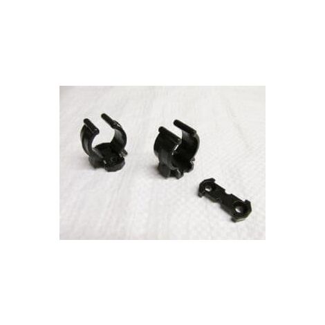 X2 27MM - 35MM Black Nylon Clip Holder, Oar Paddle Row Rowing Storage Holding Tube