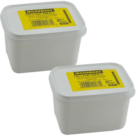 X2 Monument 261P White Tallow 275g Tubs MON261 Quality Hard Tallow Lubricant