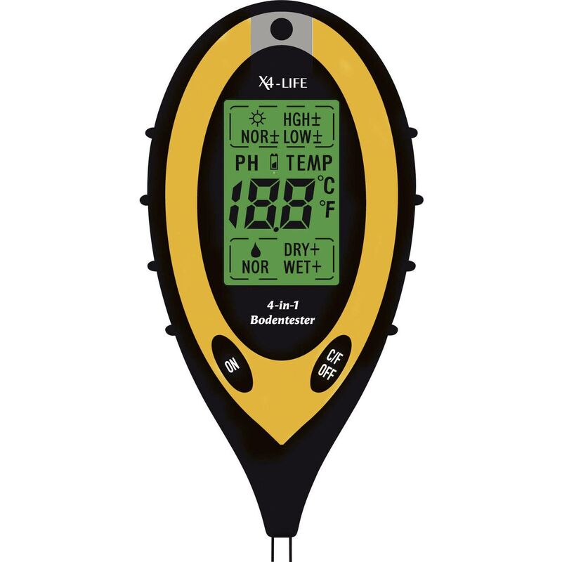 700403 Appareil de mesure de sol noir, jaune Q032311 - X4-life