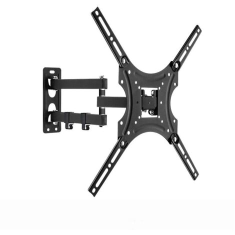 X400 Extendable and Swivel TV Wall Mount, compatible with 14-55 inch TVs, full rotation, robust steel, 65-415 mm distance