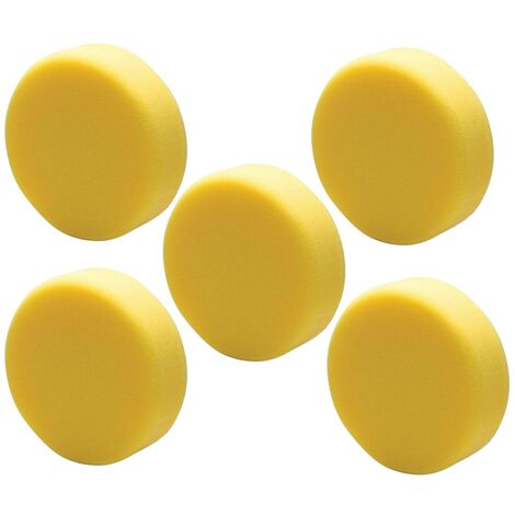 X5 Draper 150mm Polishing Sponge Course Hook and Loop Yellow 15cm 6 Inch 01796