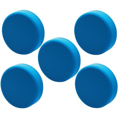 X5 Draper 150mm Polishing Sponge Medium Hook and Loop Blue 15cm 6 Inch 01794