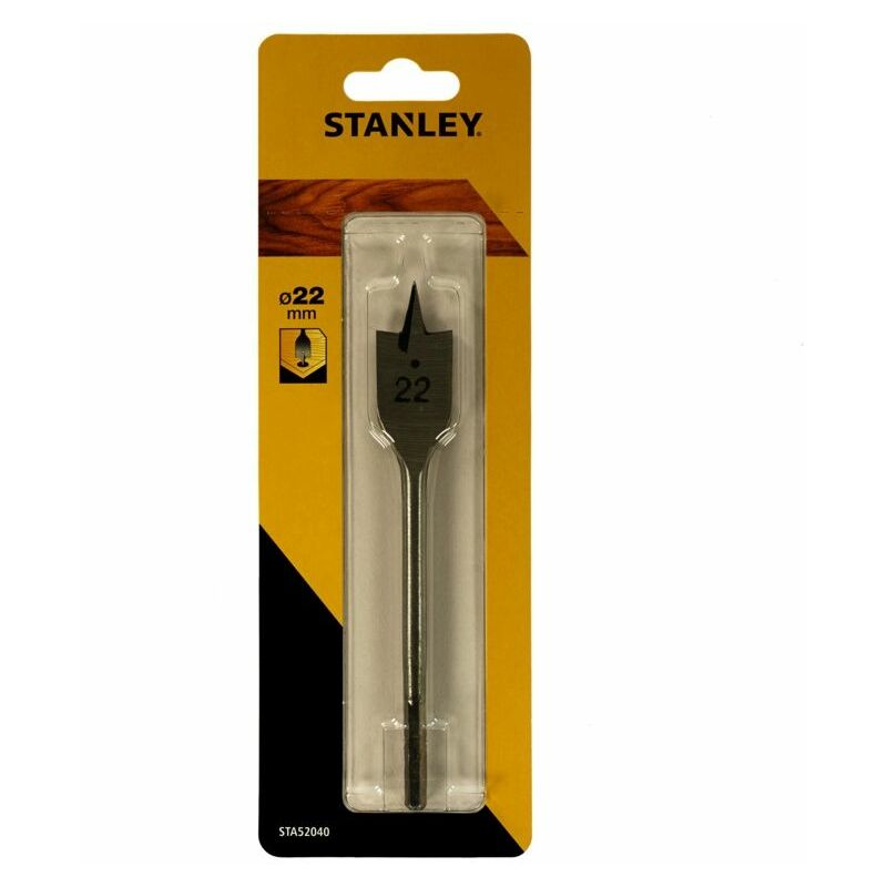 Stanley Flatwood Drill Bit 22mm - STA52040-QZ