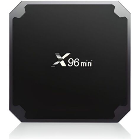 X96mini Smart TV BOX 2Go + 16Go Android 7.1.2 Amlogic S905W Quad Core 1080P 4K H.265/H.264 HDTV HDR Multimédia WiFi Noir