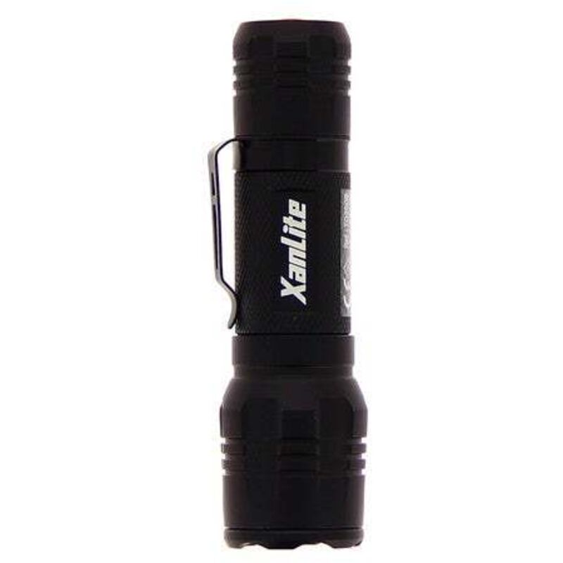 Xanlite 250 lm 3-Modus schwarze batteriebetriebene Taschenlampe XANLITE