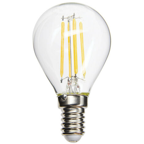 Xanlite - Ampoule à filament LED P45, culot E14, 4W cons. (40W eq.), lumière blanc chaud - RFV470P