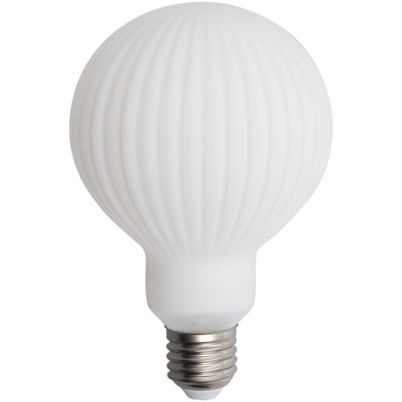 Xanlite - Ampoule Filament led déco verre opaque G95, culot E27, 1055 Lumens, conso. 10W (equivalence 75W), Blanc chaud - RFDE1055B95OSTR