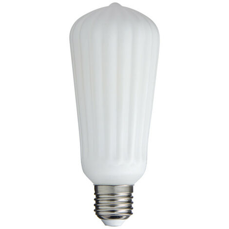 Xanlite - Ampoule Filament LED déco verre opaque Edison, culot E27, 1055 Lumens, conso. 10W (equivalence 75W), Blanc chaud - RFDE1055STOSTR