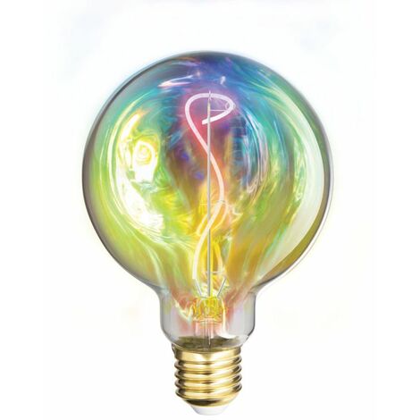Xanlite – Ampoule filament LED G95 E27 4W 160 lumens – Blanc chaud 1800K – Angle supérieur à 240° – Durée de vie 15000h – RFDE240B95UNIC