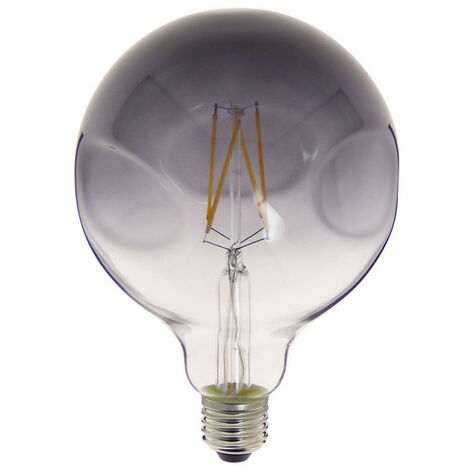 Xanlite - Ampoule LED Globe (G125) Irrégulière au verre fumé, culot E27, 6W cons. (48W eq.), 600 lumens, lumière blanc chaud - RFDE400B125IRF
