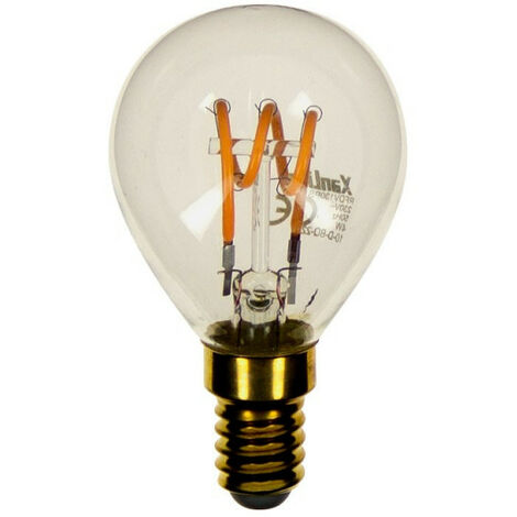 XANLITE - Ampoule LED (P45) / Vintage, culot E14, 4W cons. (18W eq.), 180 lumens, lumière blanc chaud - RFDV130PS