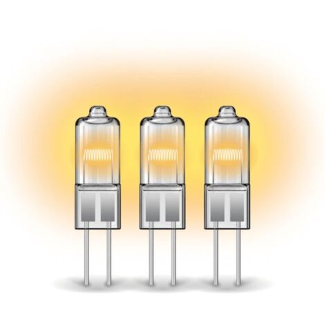 Xanlite – Ampoules halogènes culot G4 dimmables 375 lumens 2900K blanc chaud – Durée de vie 2000h – Tension 12V – PACK3HG420W