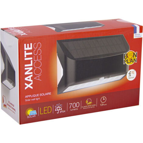 Xanlite  Aplique solar led con sensor Apsar 700 Lm