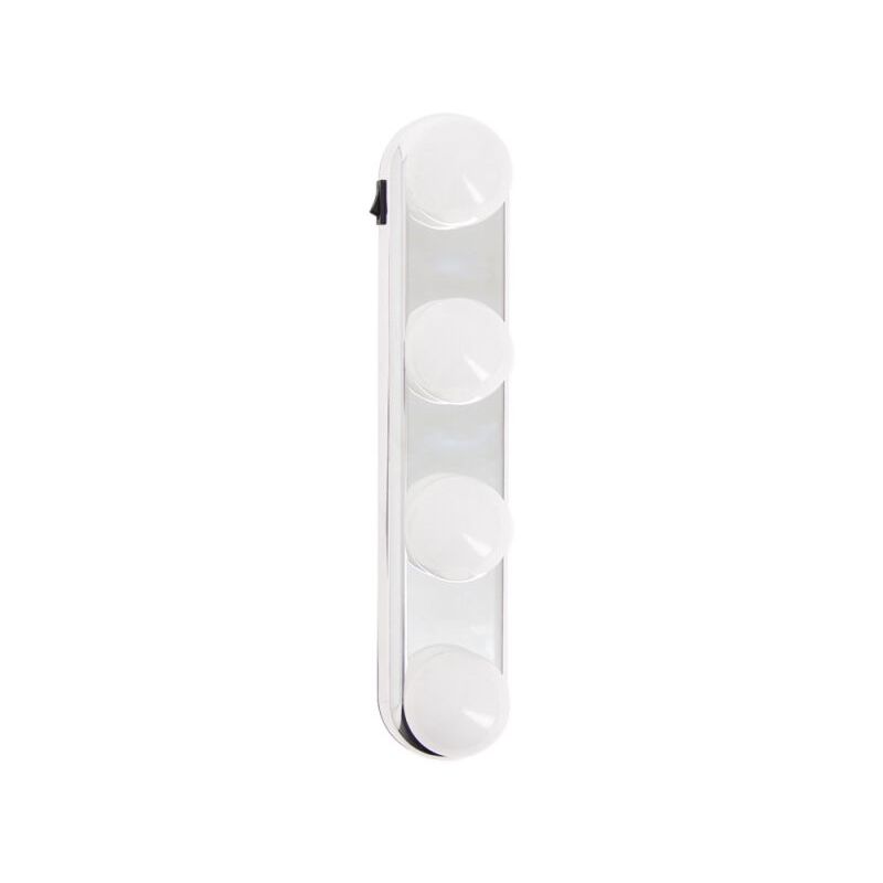 Clairage de miroir à piles (incluses) - 200 lumens - Blanc neutre - ECM200PW - Xanlite Clairage de miroir à piles (incluses) - 200 lumens - Blanc neutre - ECM200PW - Xanlite