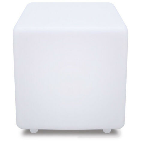 XANLITE - Cube lumineux Gaïa - rechargeable par induction - 400 mm de coté - CUPER40