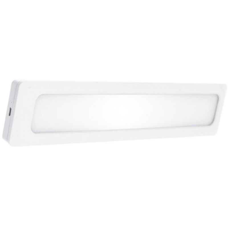 Réglette de placard usb - Extra plate 30 cm - Blanc chaud/neutre 150 lumens - ECP100RTCCT - Xanlite