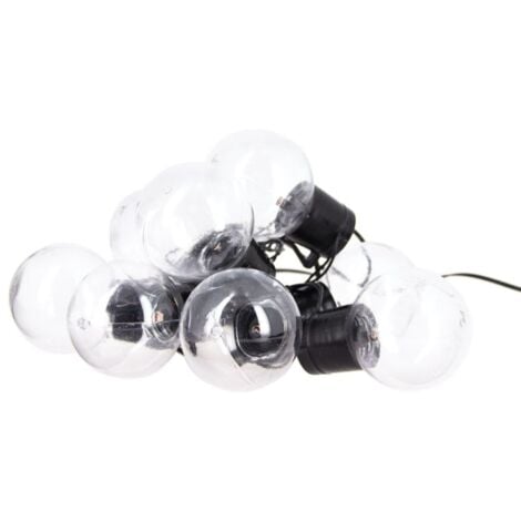 Xanlite - Guirlande Solaire Guinguette 5m IP44 - 8 Ampoules - RVB - GRL5GUINRVB
