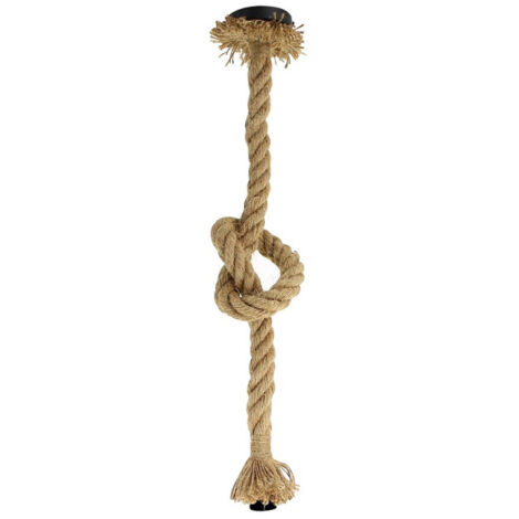 Xanlite - Lámpara colgante de época, cuerda de cáñamo, base E27. Xanlite. - SDVCOR01