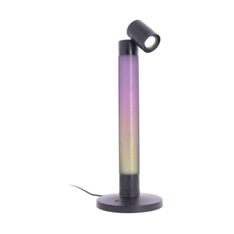 Xanlite - Lampe à poser led rvb Digital, 40cm, Synchronisation musicale, éclairage blanc cct, filaire usb - lpdrvm