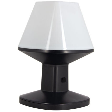 Xanlite – Lampe à poser LED solaire déco pour extérieur – Autonomie 6h – IP44 – 80 lumens – Température de couleur 6500K – LPS80