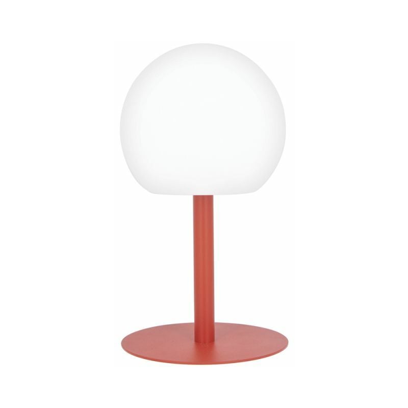 Xanlite - Lampe à poser boule terracota rechargeable en métal led IP44, 400 lumens, cct et dimmable, hauteur ajustable - LP16BTRCCT