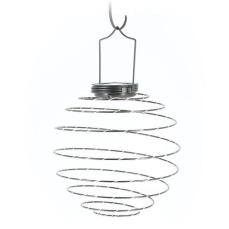 Xanlite – Lanterne solaire métal noir Ø220mm – Lumière blanc chaud 3000K – Indice IP44 pour extérieur – Autonomie 8h
