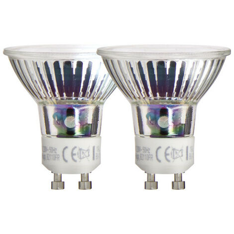 Xanlite – Lot de 2 ampoules LED SMD GU10 520 lumens 75W équivalent 4000K blanc neutre – PACK2VG75SCW