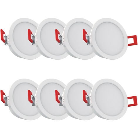 Xanlite - Pack de 8 spots LED intégrées CCT IP54 conso. 4W 345 lumens Blanc - PACK8SEL345BIPCCT