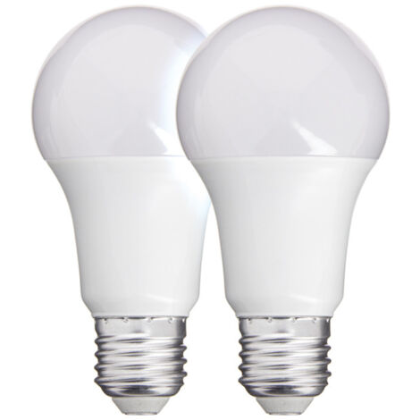 Xanlite - Paquete de 2 bombillas LED clásicas (A60), base E27, cons 11W. (75W eq.), 1055 lúmenes, luz blanca neutra  Xanlite - PACK2EE1055GCW