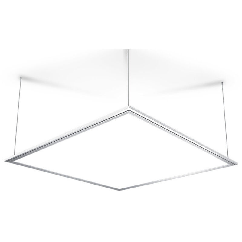 Plafonnier led carré - cons. 42W - 4800 lumens - Blanc neutre - 3 modes de fixation - PA3000NW - Xanlite