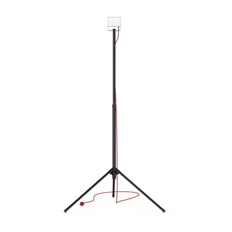 Projecteur de chantier secteur 230 v Trépied 1 tête 20W 1600 lm 6500 k Projection 40 m ip 44 - PR20WT - Xanlite