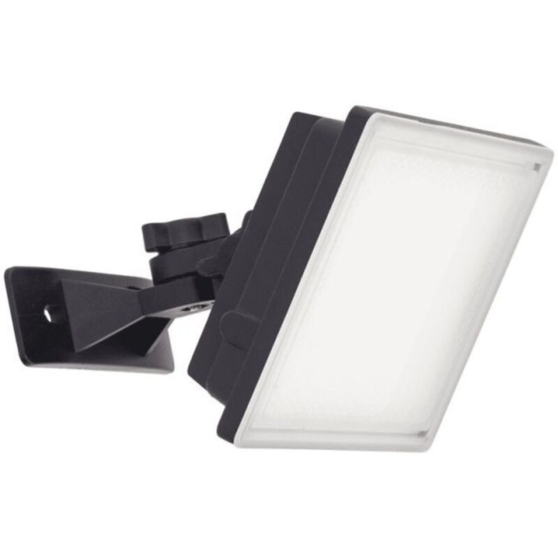 Projecteur mural noir led IP65, 1600 Lumens , conso. 20 w, Blanc froid - PR20WM - Xanlite